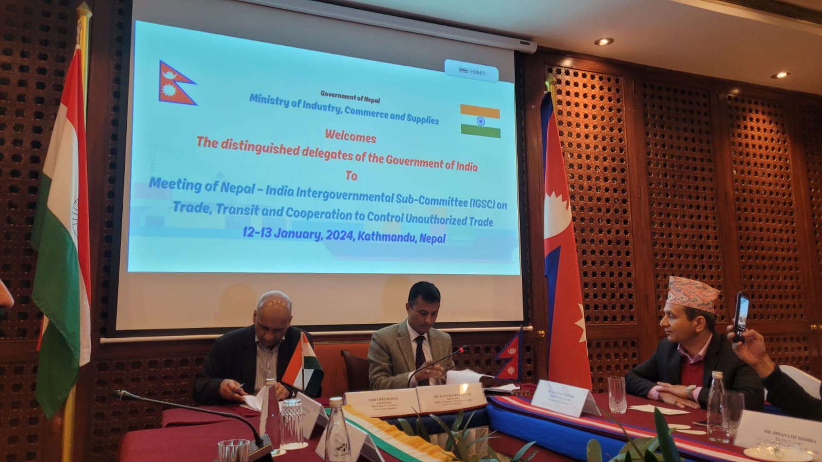 India-Nepal IGSC meeting concludes
