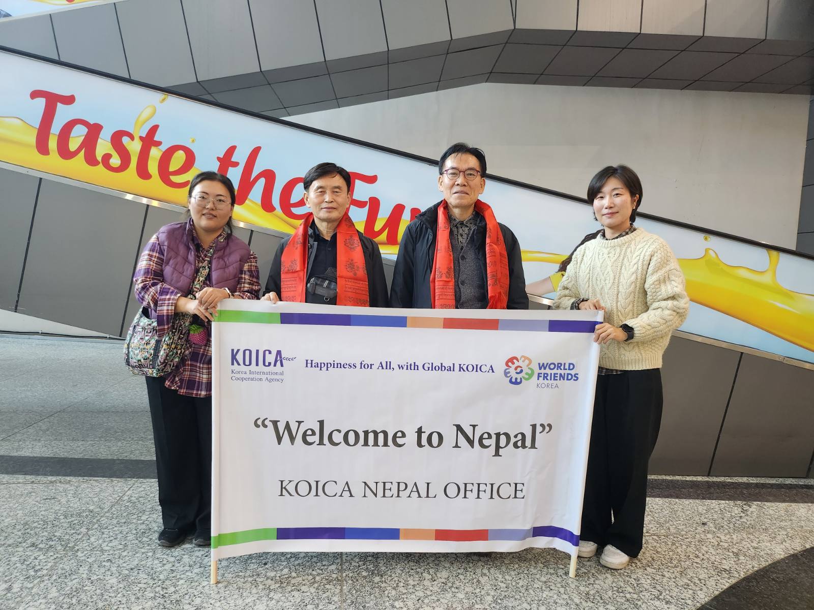 Korean volunteers arrive in Nepal aiming to contribute to its Overseas Development Assistance