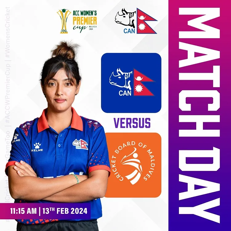 ACC Women’s Premium Cup: Nepal facing Maldives today