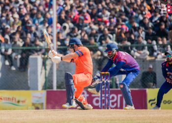 Netherlands takes commanding lead over Nepal in opening powerplay