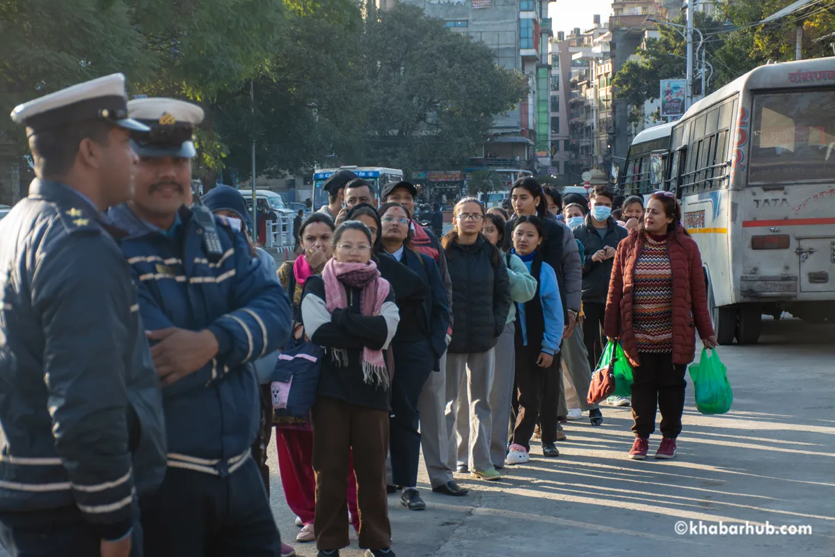 Navigating urban hustle: A pictorial journey through Kathmandu’s public transport realities