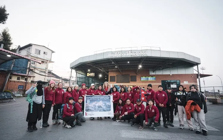 Nepali women’s expedition to Kalapathar highlights climate change impact on Himalayas
