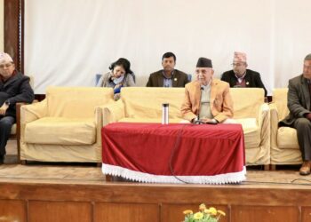 CPN-UML’s parliamentary party meeting continues today 