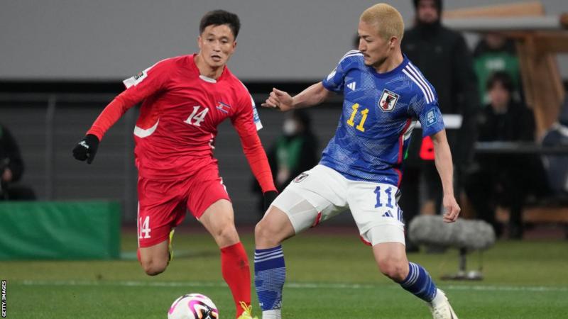 World Cup 2026 qualifying: Japan awarded forfeit 3-0 win against North Korea by Fifa