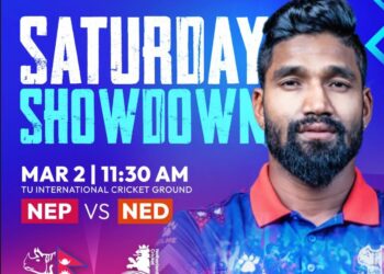 Nepal to face Netherlands in Tri-Nation T20 Cricket Series today