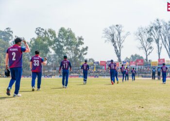 Early blow for Nepal as Aasif Sheikh departs in first over