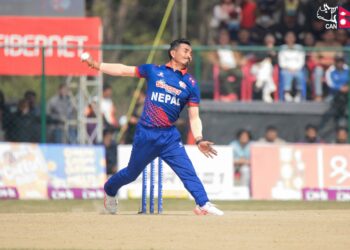 Sompal strikes again, claims third wicket for Nepal against Namibia