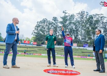 Nepal ‘A’ chooses to field first against Ireland Wolves in T20 opener