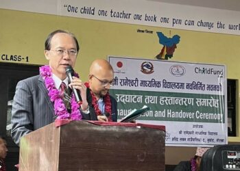 Japan assists in improving learning environment in Gorkha