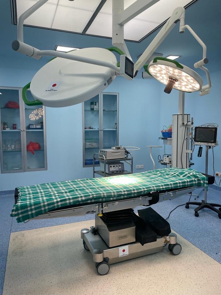 Japan hands over medical equipment to Kathmandu Cancer Center in Bhaktapur