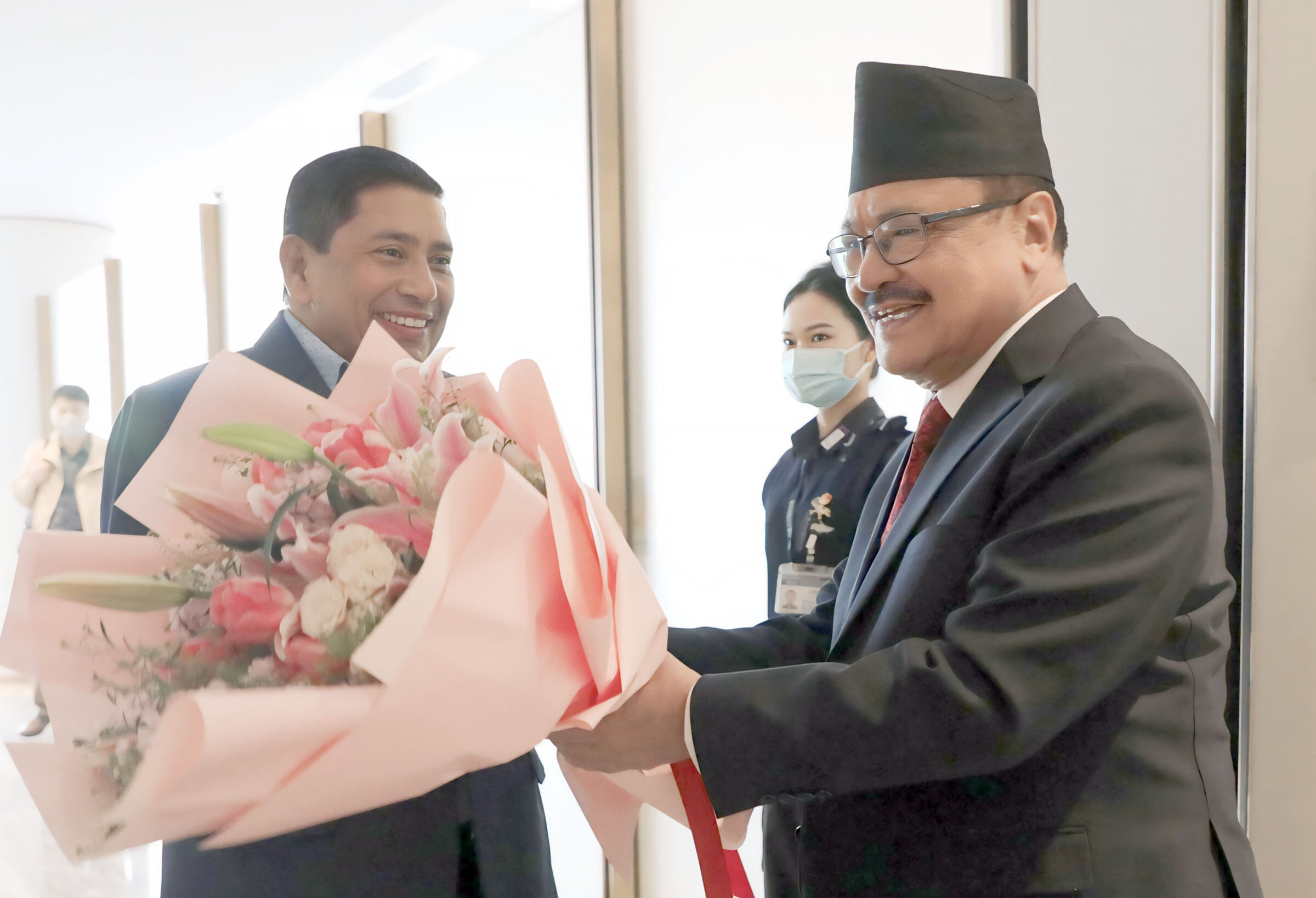 Foreign Minister Shrestha reaches Beijing