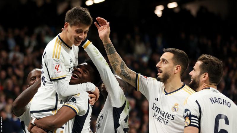 Real Madrid inches closer to La Liga title with dominant victory over Celta Vigo