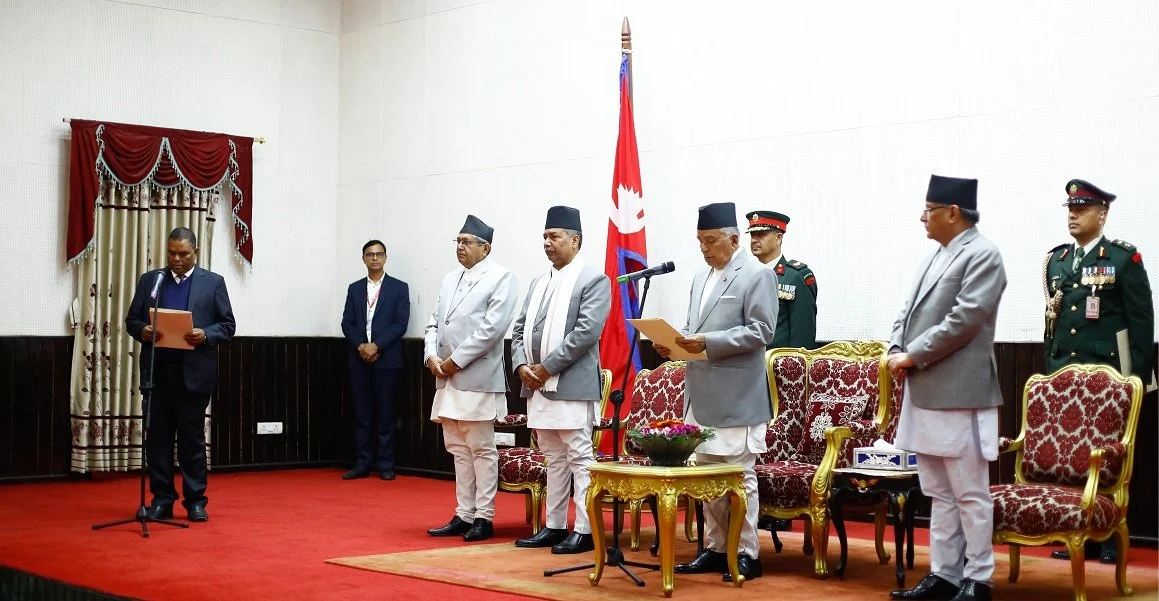 Upendra Yadav sworn in as Deputy PM and Health Minister