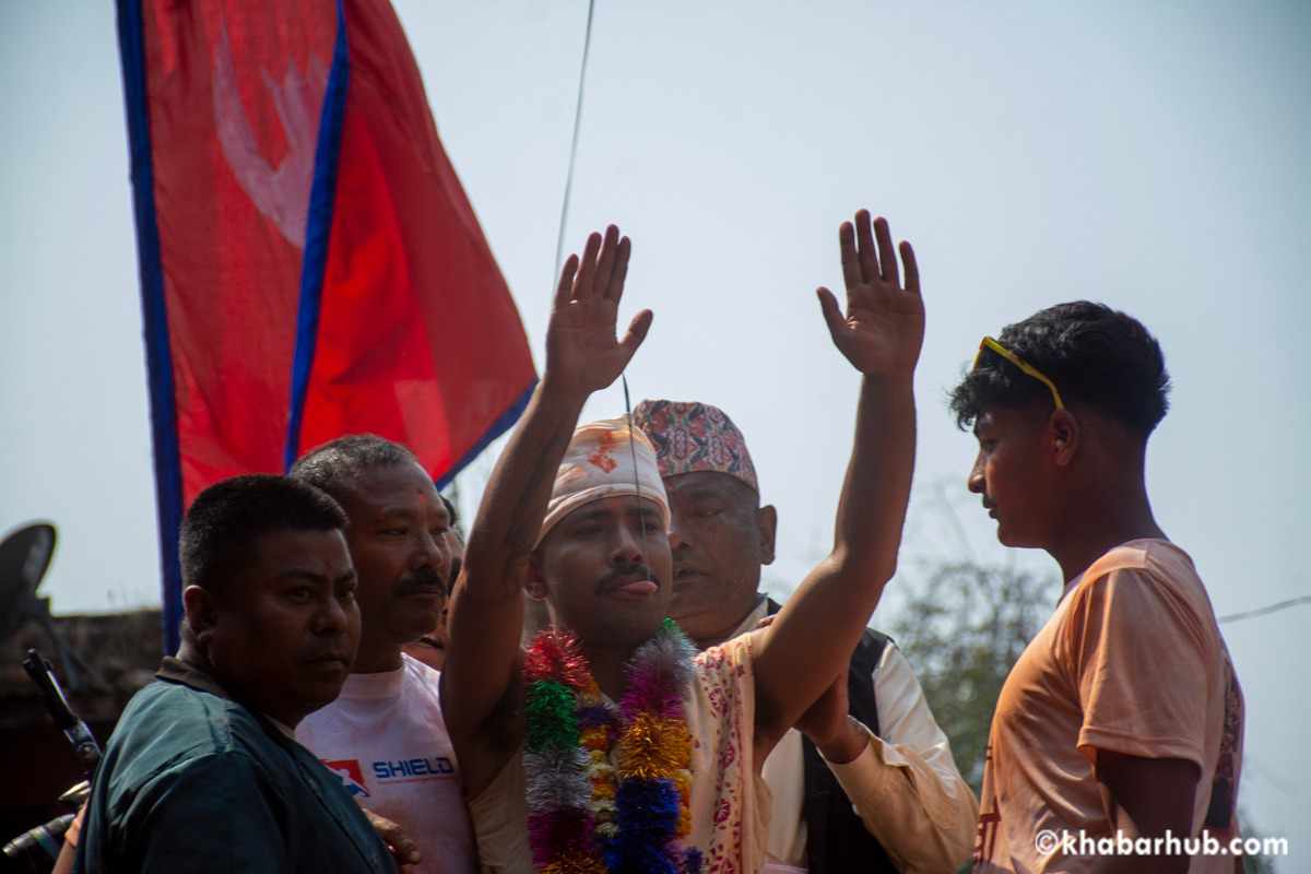 Sindur Jatra observed with great zeal in Bhaktapur (in photos)