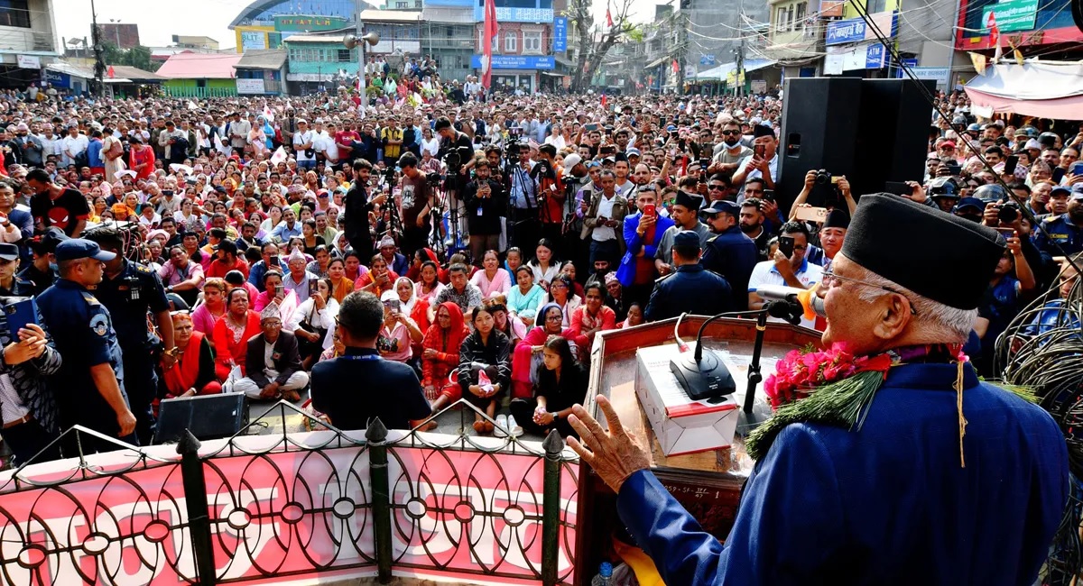 UML chair Oli pledges Ilam’s development; targets Unified Socialist in by election victory rally