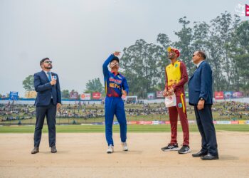 Nepal chooses fielding against West Indies ‘A’