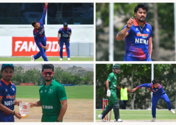Nepal chases 74 in eight overs to beat Saudi Arabia in ACC Premier Cup