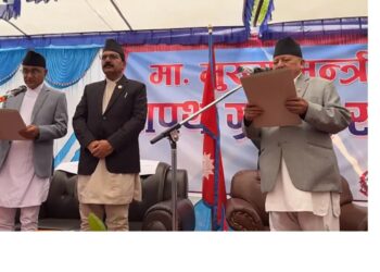 Karnali CM Kandel takes oath to office and secrecy