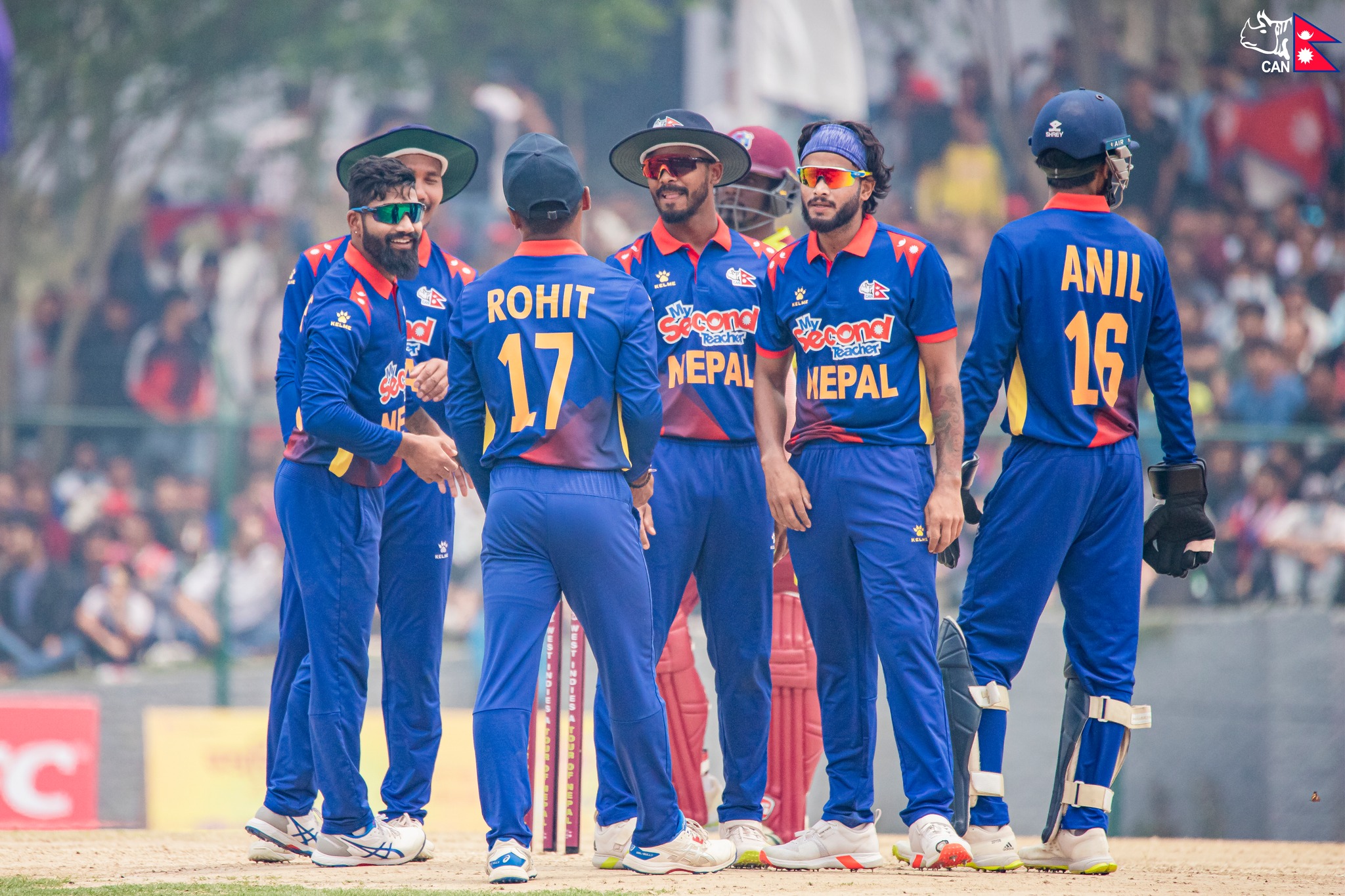 Nepal takes third wicket against West Indies