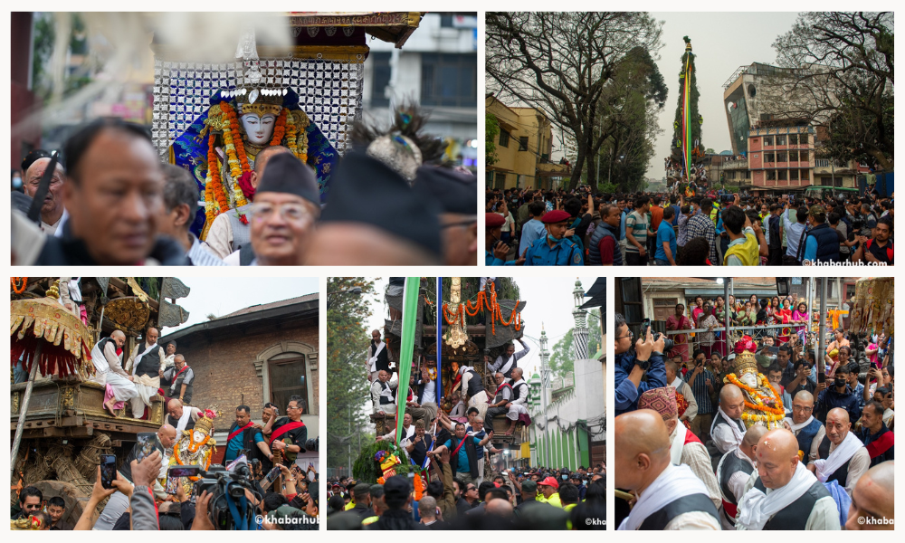 Seto Machhindranath Jatra: Kathmandu’s grand chariot festival begins with pomp and devotion