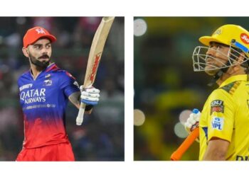 RCB and CSK clash in a battle for the last playoff spot in TATA IPL