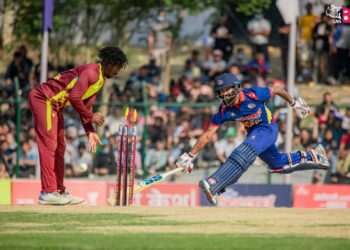 Nepal loses to West Indies A by 76 runs