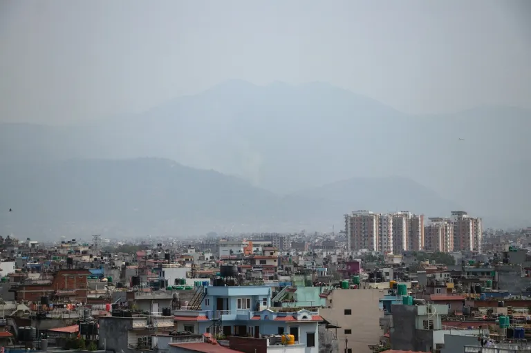 IN PICS: Air pollution grips Kathmandu « Khabarhub