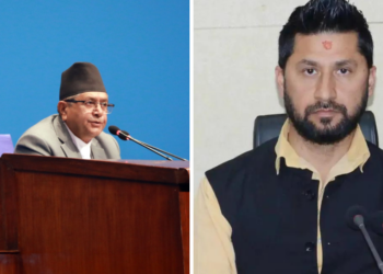 Home Minister Lamichhane requests permission from Speaker to address queries in upcoming budget session