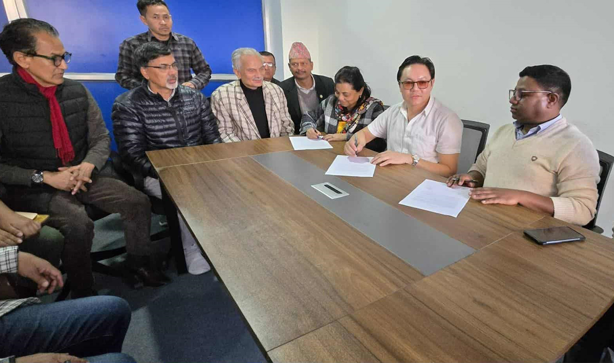 Nepal Samajwadi Party, Pragatisheel Rastriya Abhiyan, and Santosh Pariyar sign 5-point agreement