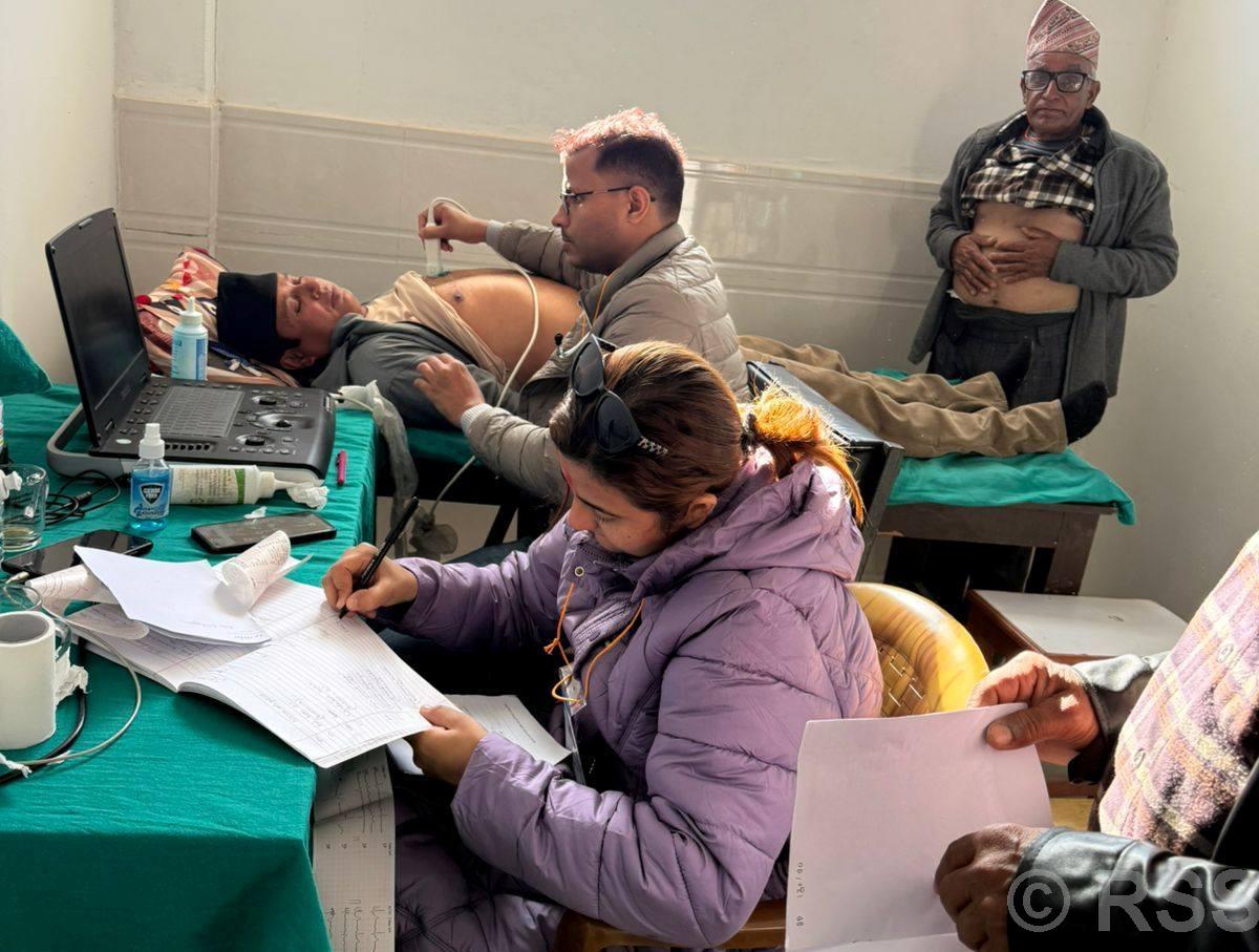 Free tests provided to 450 people at heart disease treatment camp