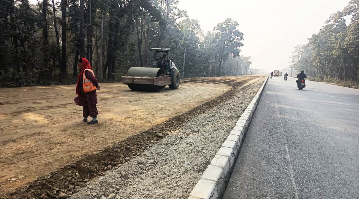 Construction of Asian Highway 35 percent complete in two years