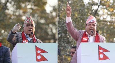 Chandra Bhandari and Sunil Sharma