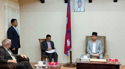 Israeli Ambassador meets Vice President Yadav