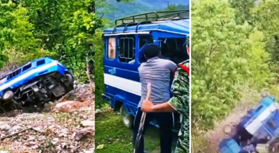 Public outrage grows after forest officials allegedly push tempo off cliff in Kailali