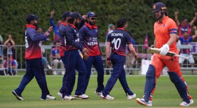 Nepal suffers defeat against Netherlands
