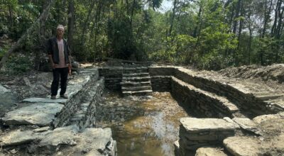 Six recharge ponds built in Myagdi community forests to conserve water sources