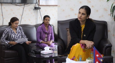 Minister Badi meets protester Binu Yadav, assures support to address concerns