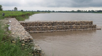 Narayani River embankment works gather pace after years of delays
